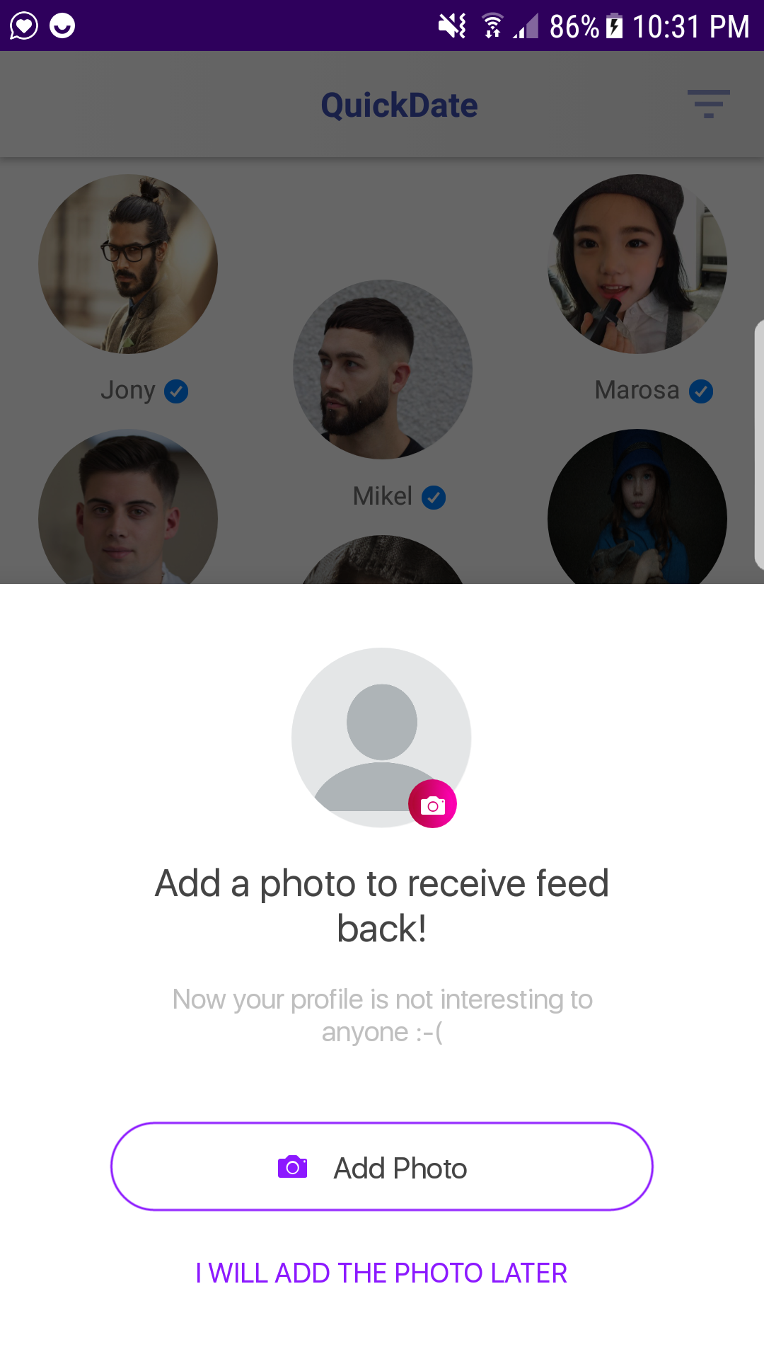 happens. can communicate